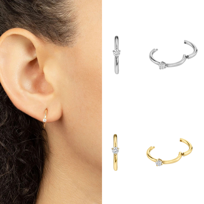 Conch Earring Hoop - CRMYA Vàng Bạc Màu Bông Tai