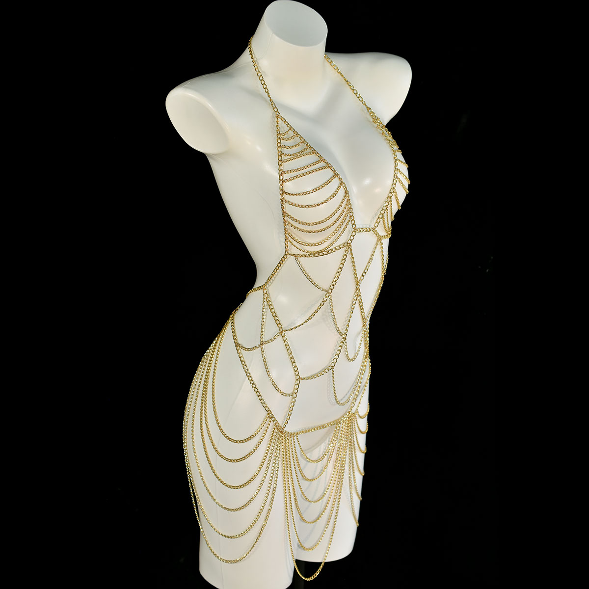 Heavy Industry Luxuriant Long  - đánh giá và giá Body Jewelry Dress