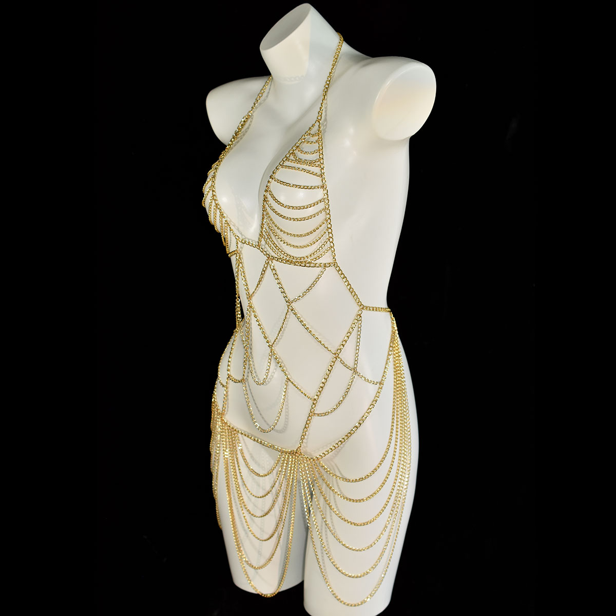 Heavy Industry Luxuriant Long  - đánh giá và giá Body Jewelry Dress