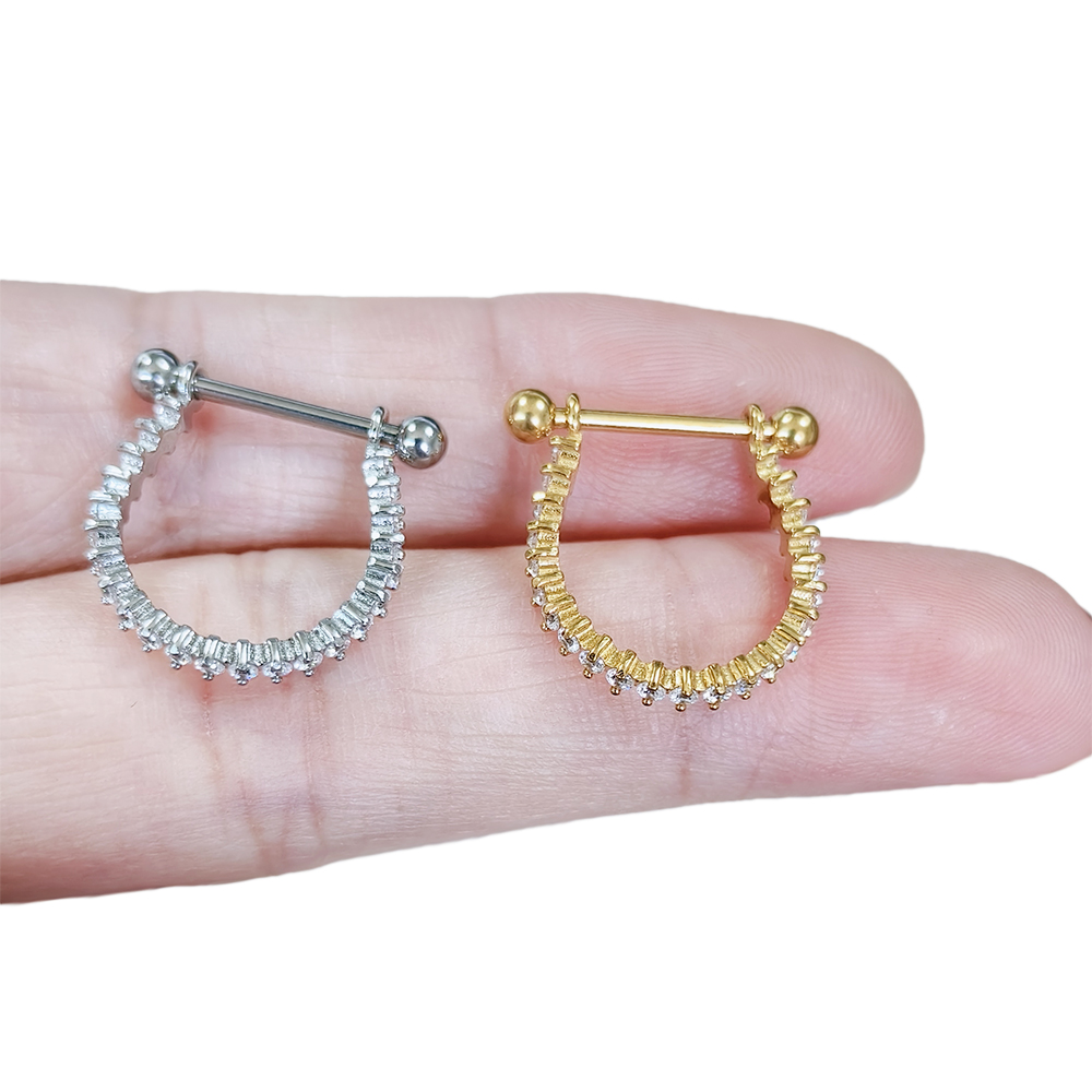 100% 316L Stainless steel Circ - đánh giá và giá Conch Earring Hoop