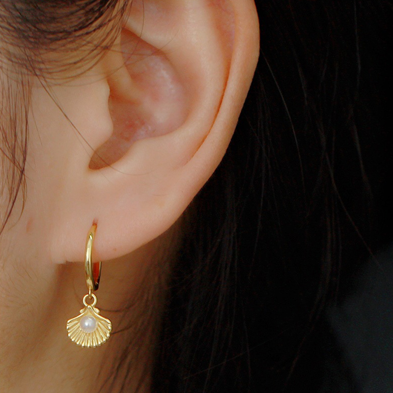 925 Sterling Silver Needle She - đánh giá và giá Conch Earring Hoop