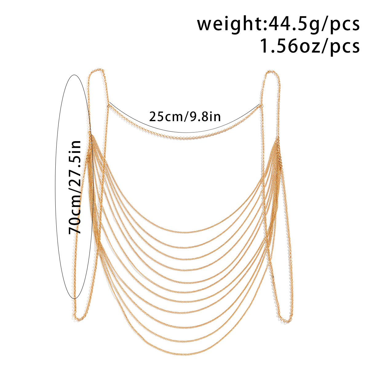 Classic Multi layered Tassel B - đánh giá và giá Body Jewelry Charms