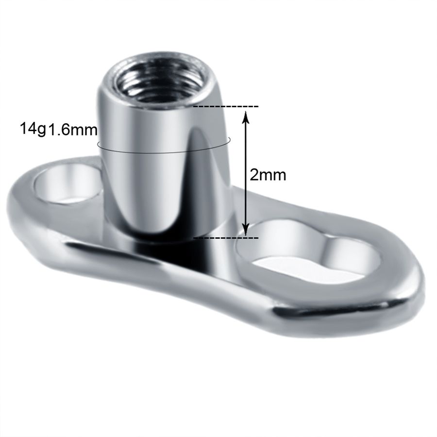 10 Cái/lốc G23 Titan Micro Mặt - đánh giá và giá Body Jewelry Dermal