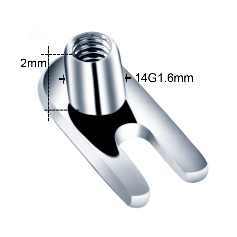 10 Cái/lốc G23 Titan Micro Mặt - đánh giá và giá Body Jewelry Dermal