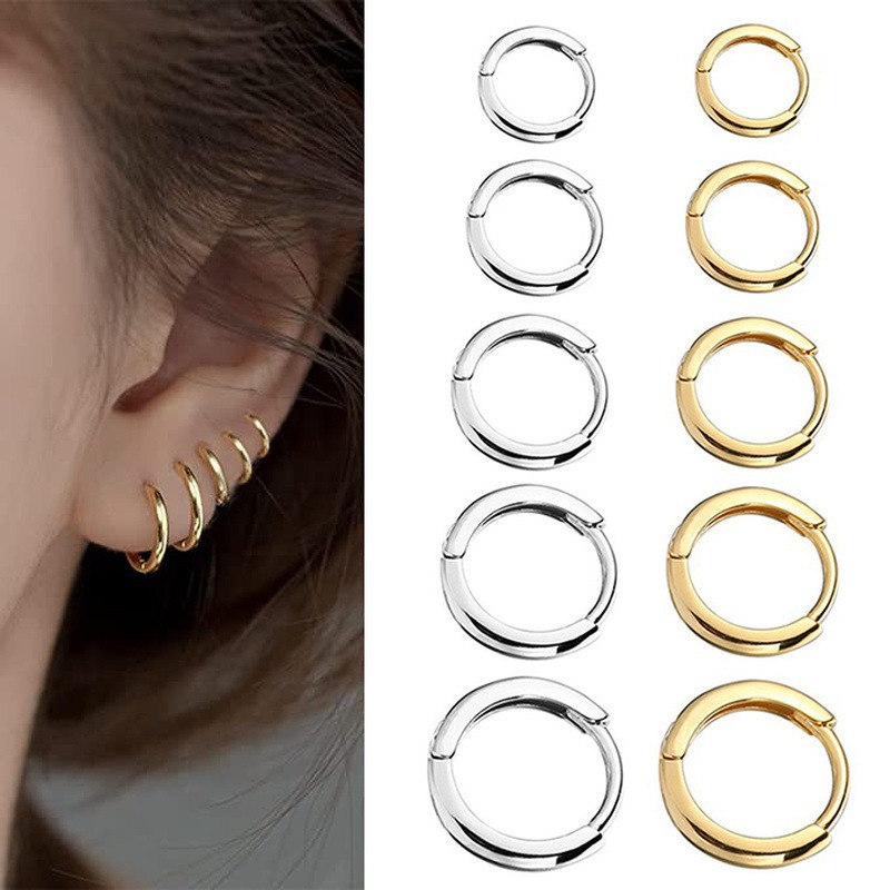 1Pair 316L Stainless Steel Sma - đánh giá và giá Conch Earring Hoop