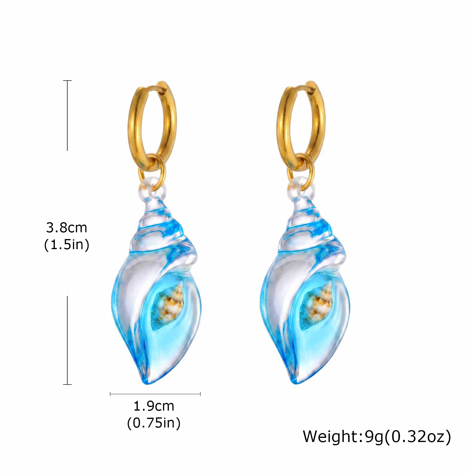 Conch Hoop Earrings for Women  - đánh giá và giá Conch Earring Hoop