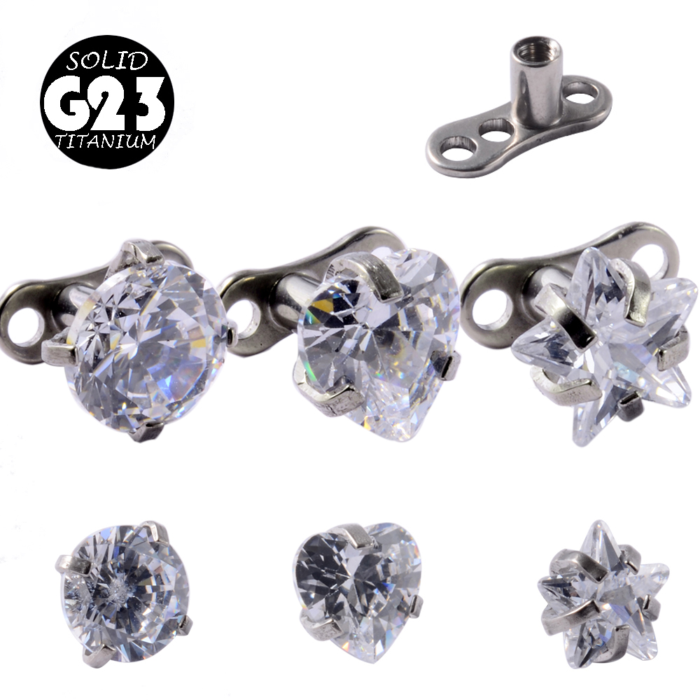 1Peice G23 Titan Mặt Nạ Dermal - đánh giá và giá Body Jewelry Dermal