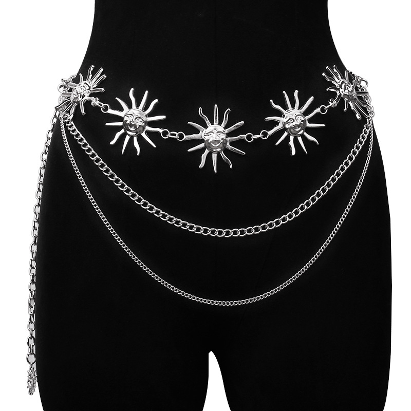 Chunky Multilayer Punk Gothic  - đánh giá và giá Body Jewelry Waist
