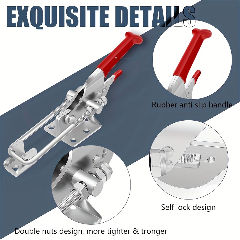 2Pcs Heavy-Duty Clamps Adjusta - đánh giá và giá Threadless Push Pin