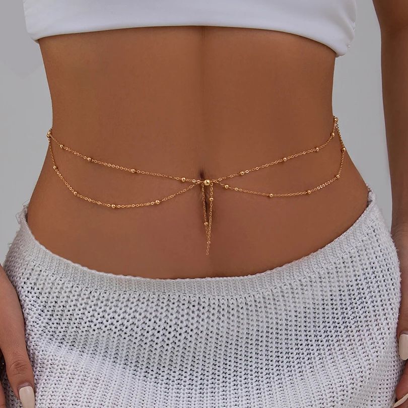 KunJoe Multilayer Gold Color T - đánh giá và giá Body Jewelry Dress