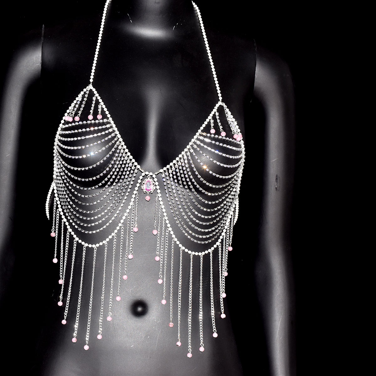Stylish Rhinestone Bra Jewelry - đánh giá và giá Body Jewelry Dress