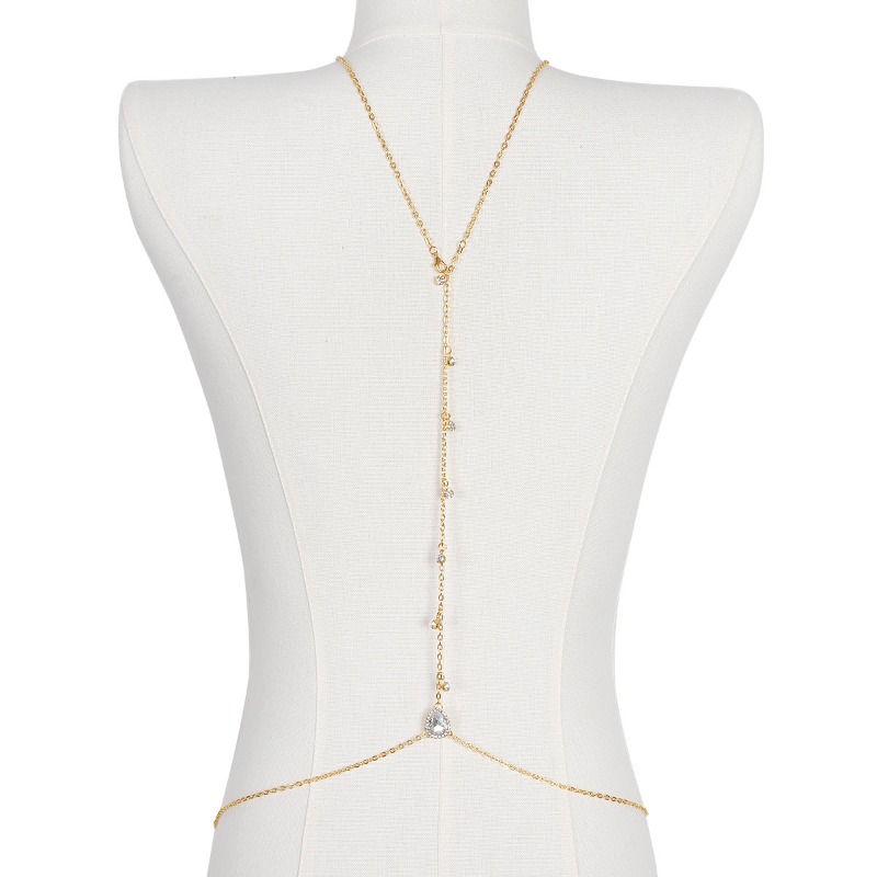 Bride Backless Rhinestone Wate - đánh giá và giá Body Jewelry Dress