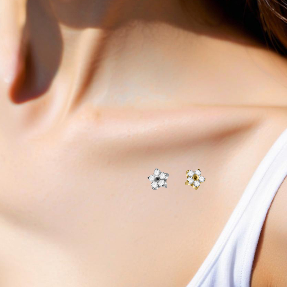 1PC G23 Implant Titanium Derma - đánh giá và giá Body Jewelry Dermal