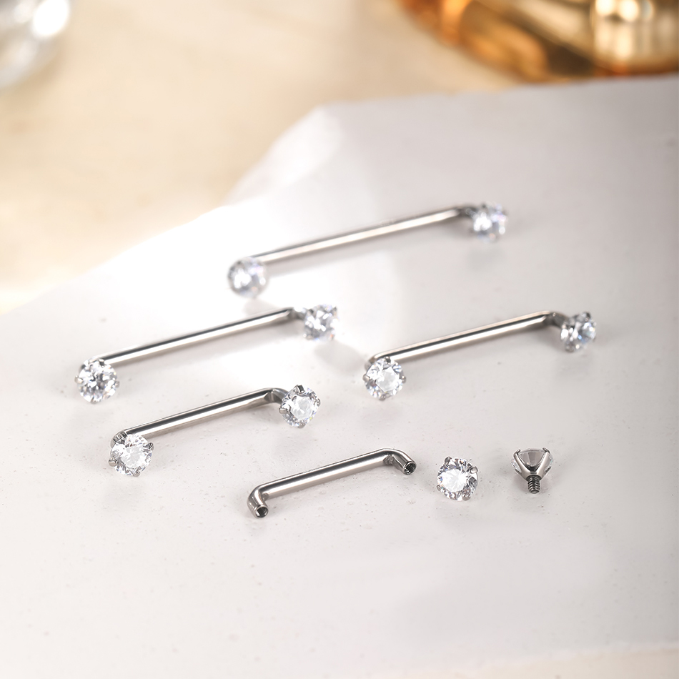 10Pcs/set G23 Titanium Surface - đánh giá và giá Body Jewelry Dermal