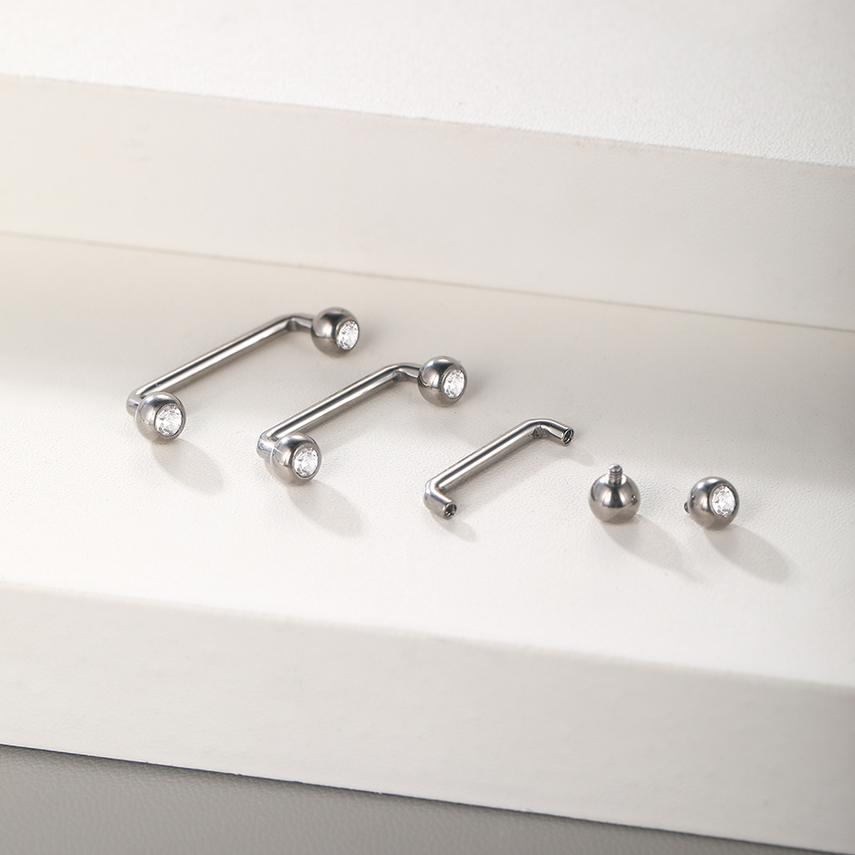 10Pcs/set G23 Titanium Surface - đánh giá và giá Body Jewelry Dermal