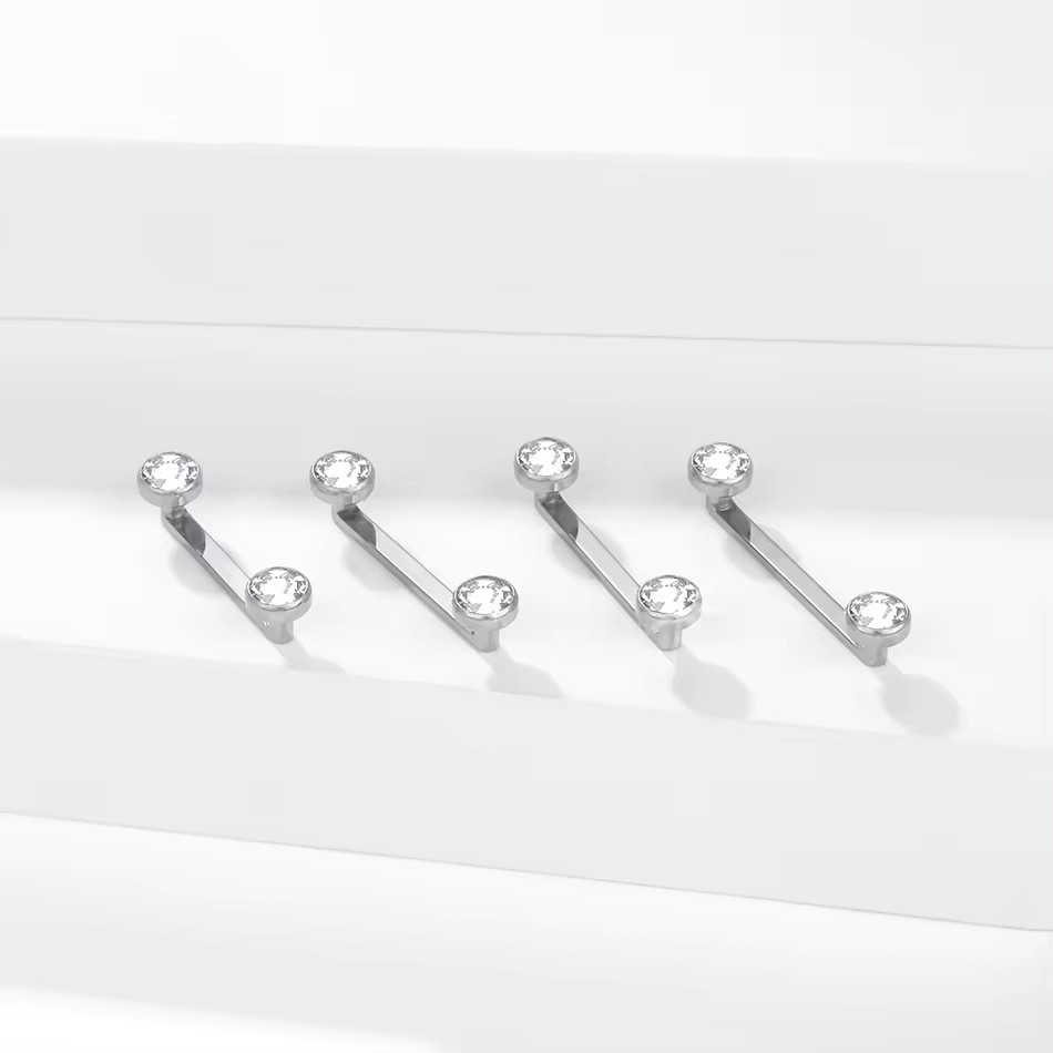 10Pcs/set G23 Titanium Surface - đánh giá và giá Body Jewelry Dermal